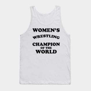 WOMEN'S WRESTLING CHAMPION Tank Top